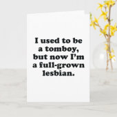 私は昔おてんば娘だった カード (黄色い花)