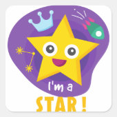 私は星だ スクエアシール (正面)