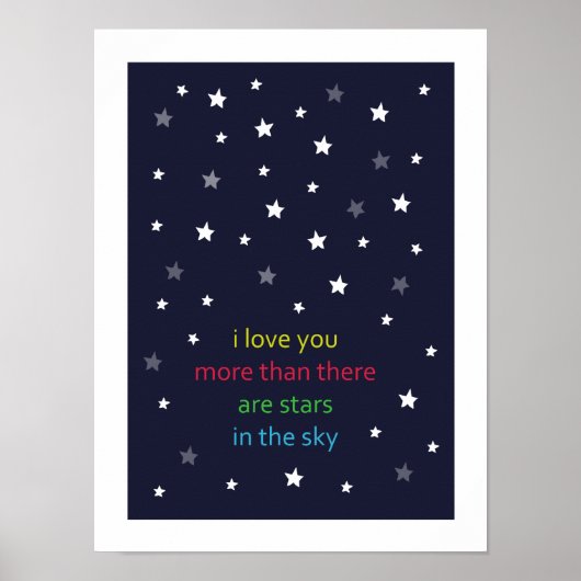 私は星よりも愛している – ポスター (正面)