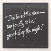 私は星を愛しました ガラスコースター (正面)