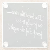 私は星を愛しました ガラスコースター (裏面)