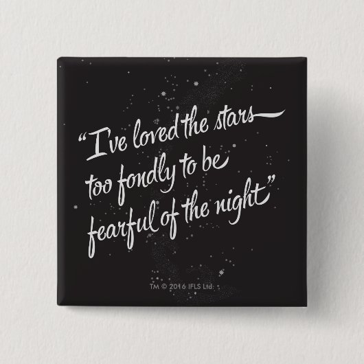 私は星を愛しました 缶バッジ (正面)