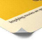 私は映画が本当に好きではない ポスター (角)