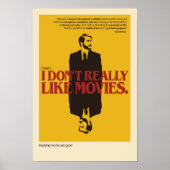 私は映画が本当に好きではない ポスター (正面)