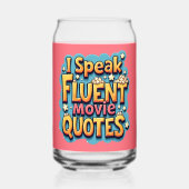 私は映画の名台詞を流暢に語る レトロ ポップアート ガラス缶 (裏面)