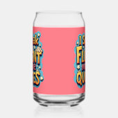 私は映画の名台詞を流暢に語る レトロ ポップアート ガラス缶 (左)