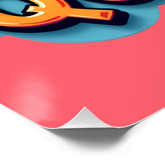 私は映画の名言を流暢に話す レトロ ポップアート ポスター (コーナー)