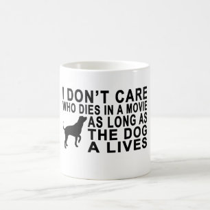 私は映画のWHOのダイスを限り犬李気にしません コーヒーマグカップ