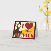 私は映画を愛します カード (黄色い花)