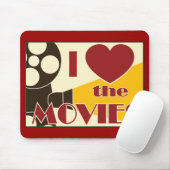 私は映画を愛します マウスパッド (マウス)