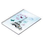 私は春にパリが大好き ノートブック (左側)