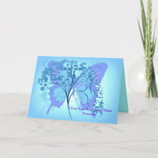 私は昨日よりもっと今日愛します カード