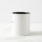 私は昨日より今日があなたを愛している ツートーンマグカップ (中央)