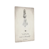 私は昨日引用することを戻ることができません メタルプリント (3/4)