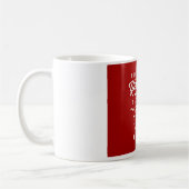 私は昨日愛しました コーヒーマグカップ (左)