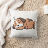 私は昼寝が好き – 昼寝の犬 クッション (ブランケット)