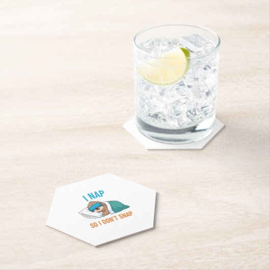 私は昼寝だからナマケモノをスナップしおもしろいない ペーパーコースター (インサイチュ)