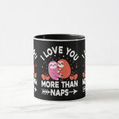 私は昼寝よりも君を愛している マグカップ (中央)