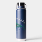 私は昼寝アリゲーターを行わない – 白い蓮 ウォーターボトル (背面)