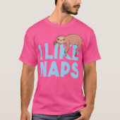 私は昼寝 Tシャツ (正面)