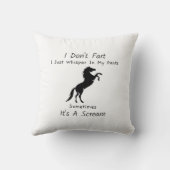 私は時々ズボンの中で小声でささやくのではない クッション (裏面)