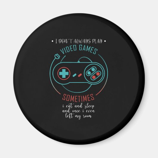 私は時々ビデオゲ遊ームを行わない マグネット (正面)