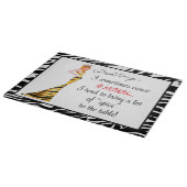 「私は時々胸焼けを引き起こす…」 カッティングボード (角)