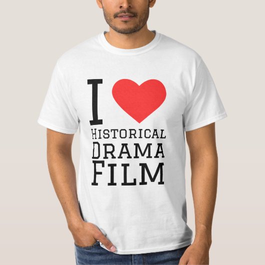 私は時代劇映画が大好きだ Tシャツ (正面)