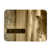 私は時間がある – 沿岸瞑想 マグネット (横)