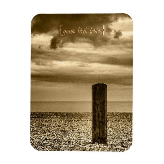 私は時間がある – 沿岸瞑想 マグネット (縦)