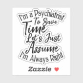 私は時間の精神科医救だ シール (シート)