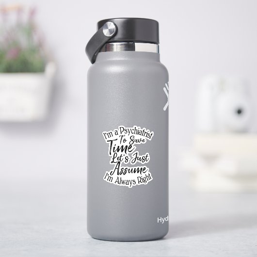 私は時間の精神科医救だ シール (HydroFlask)