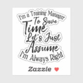 私は時間の訓練マネジャー救です シール (シート)