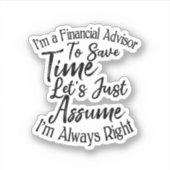 私は時間の財務顧問救だ シール (正面)