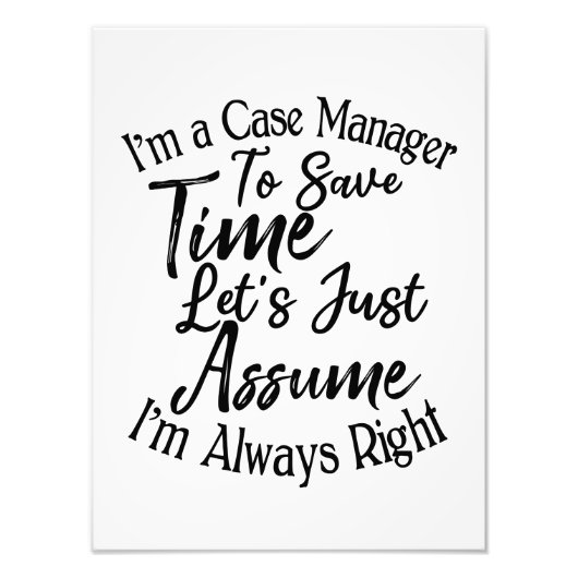 私は時間を取るケースマ救ネージャで、次のことを考える フォトプリント            (正面)