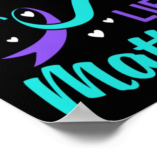 私は時間を持って聞い – あなたの人生の問題は自殺 ポスター (角)