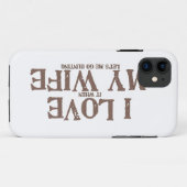 私は時(それ)私の妻を愛します(私は捜すことを行く) Case-Mate iPhoneケース (裏面(横))
