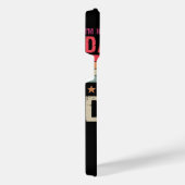 私は普通のパパではない私はパパクールヴィンテージFだ iPhoneケース (右側面)