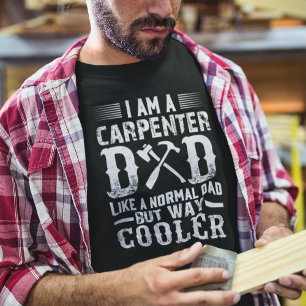 私は普通のパパのような大工パパ Tシャツ