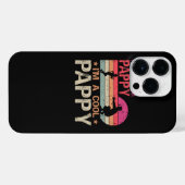 私は普通のパピーではない私はパピークールヴィンテージFだ iPhoneケース (裏面横)