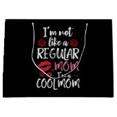 私は普通のママが嫌いでクールす ラージペーパーバッグ (正面)