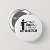 私は普通の先生と同じく英語先生だ 缶バッジ (正面&裏面)