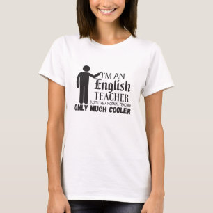 私は普通の先生のような英語先生 Tシャツ