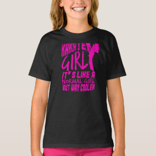 私は普通の女の子のような空手の女の子ですクールが Tシャツ