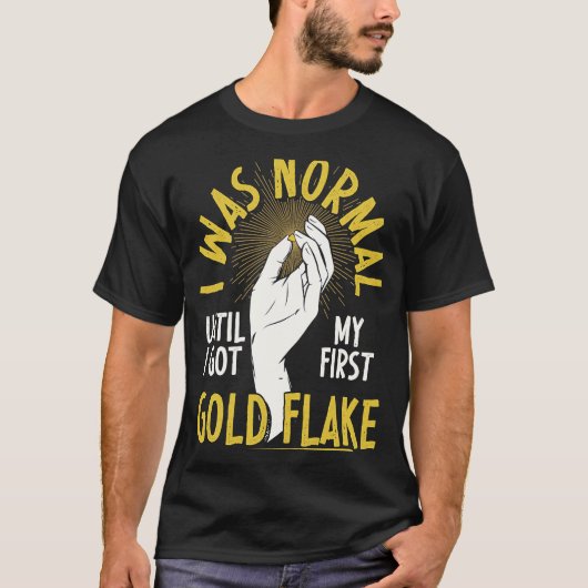 私は普通の金ゴールド Tシャツ (正面)