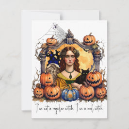私は普通の魔女ではなく、私は魔女クールだ ノートカード