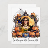 私は普通の魔女ではなく、私は魔女クールだ ノートカード (正面/裏面)