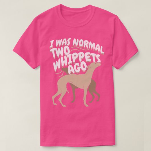 私は普通の2つ前のホペットだった Tシャツ (デザイン正面)