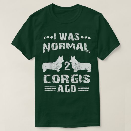 私は普通の2コルギス前のコおもしろいルギス愛好家 Tシャツ (デザイン正面)