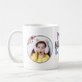 私は普通の2子供おもしろい前ママ引用文2写真c コーヒーマグカップ (左)